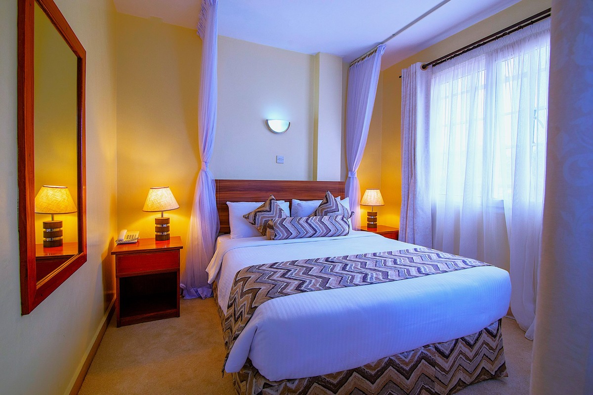 Guest room at Tea Tot Hotel, Machakos